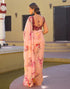 Vasthrlay Georgette Weaving Unstitched Red Saree