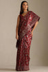 Vasthrlay Maroon Tussar Floral