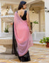 Vasthrlay Womens Georgette Unstitched Yellow Saree