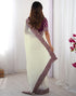 Vasthrlay Sequence Embroidery Unstitched Off White Saree