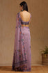 Vasthrlay Lavender Chanderi Floral