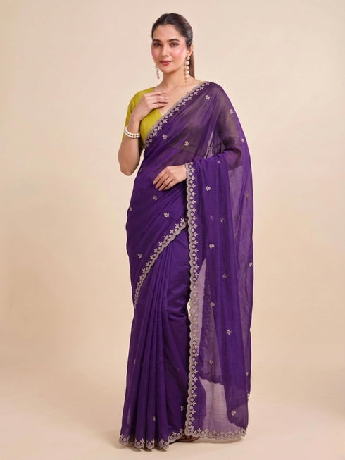 Vasthrlay Chiffon Unstitched