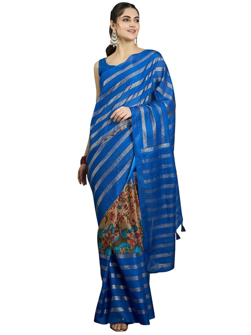 Vasthrlay Kalamkari Printed Unstitched Su Ethnic Wear