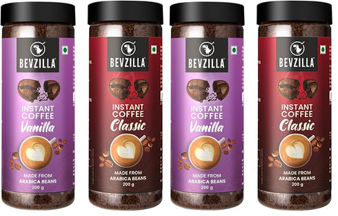 Bevzilla Classic Instant Coffee Powder Jar 200g