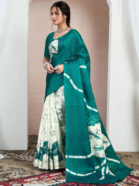 Vasthrlay Bhagalpuri Printed Unstitched 4160s232n Black3