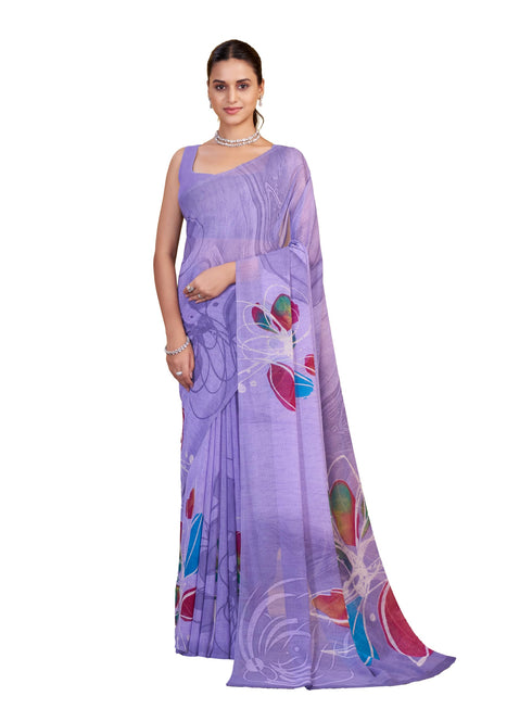 Vasthrlay Georgette Printed Saree