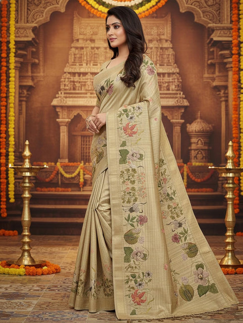 Vasthrlay Cotton Printed Unstitched Ethnic Wear