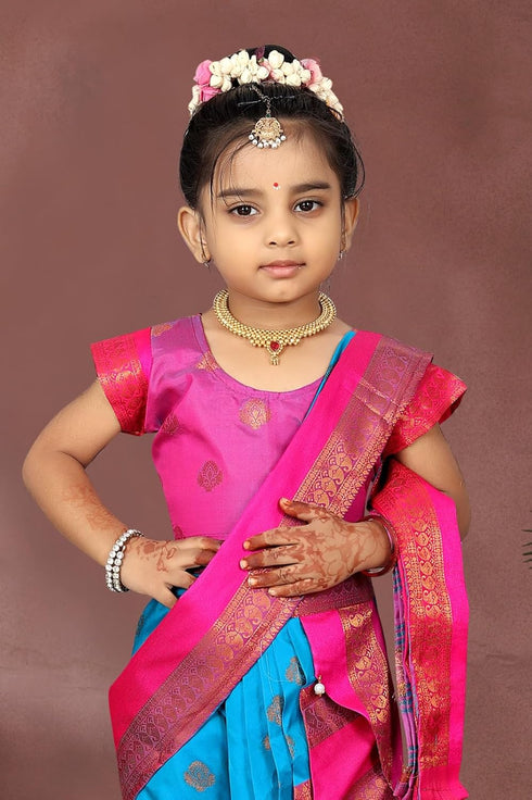Vasthrlay Paithani Maharashtrian Contrast Traditional