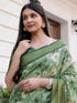 Vasthrlay Weaving Printed Mauve Saree