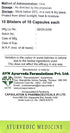 Avn Ayurveda Gandha Tailam Soft Gel Capsules