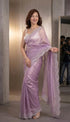 Vasthrlay Lavender Embroidery Saree