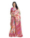 Vasthrlay Womens Printed Unstitched Beige Saree