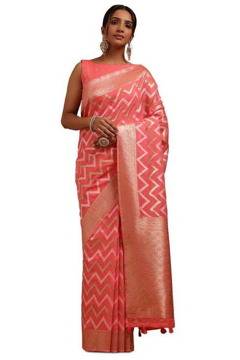 Vasthrlay Linen Woven Saree
