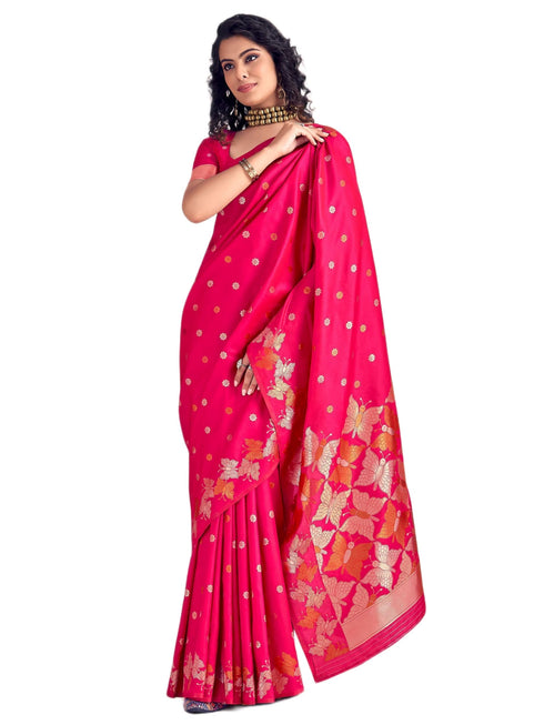 Vasthrlay Banarasi Unstitched Saree