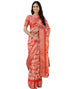 Vasthrlay Womens Printed Unstitched Beige Saree