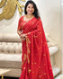 Vasthrlay Banarasi Unstitched Saree