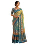 Vasthrlay Womens Printed Unstitched Dusty Pink Saree