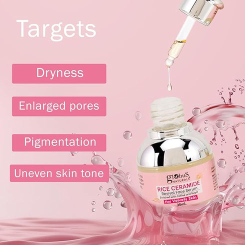 Globus Naturals Rice Ceramide Revival Face Serum