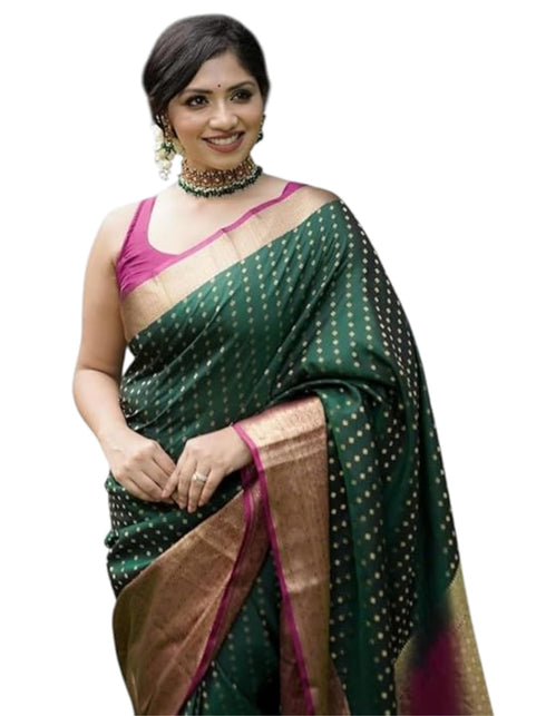 Vasthrlay Banarasi Traditional Unstitched Saree