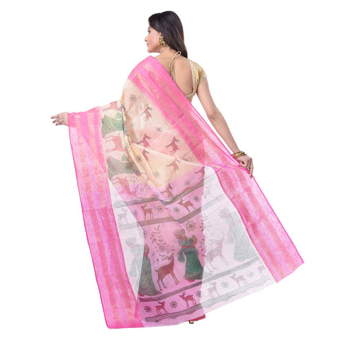 Vasthrlay Bengal Cotton Shakuntala Printed Handloom