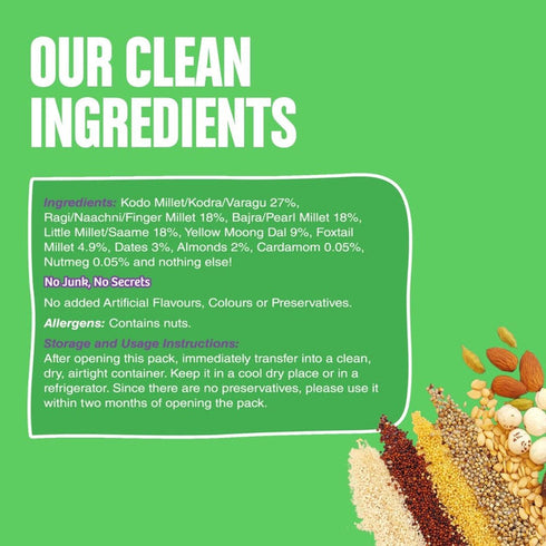 Early Foods Organic Sattu Maavu Porridge Mix