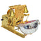 Simple Aarti Machine with Nagada Bell & Jalar - Laser Cut Mahadev Design