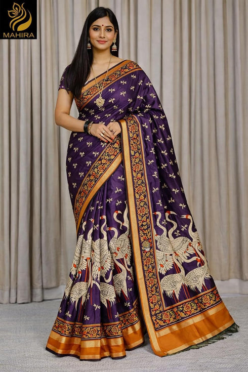 Vasthrlay Printed Lightweight Traditional