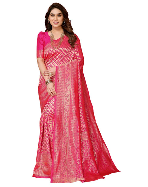 Vasthrlay Banarasi Kanjivaram Fashionable Az Ys Maliya Parent Ethnic Wear