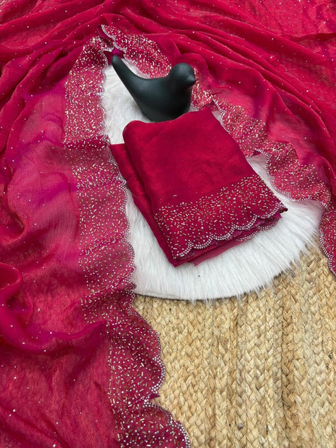 Vasthrlay Chiffon Saree