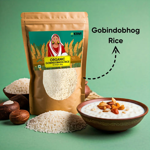Kiwi Organic Gobindobhog Rice
