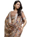 Vasthrlay Womens Cotton Unstitched Teal Saree