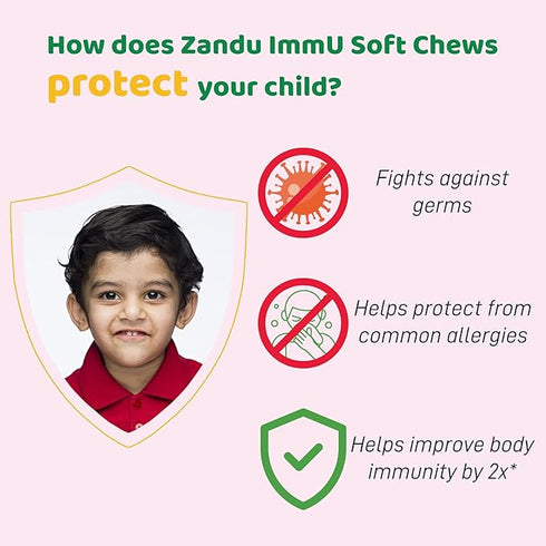 Zandu ImmU Tasty Ayurvedic Soft Chews