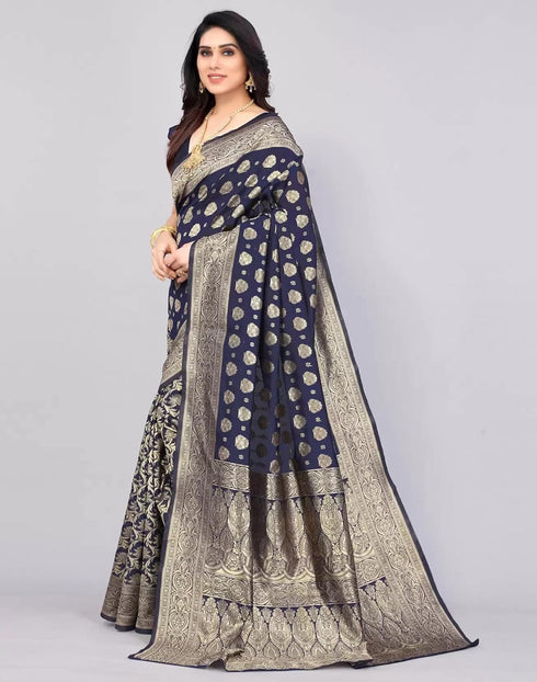 Vasthrlay Women's Kanchipuram Saree
