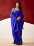 Vasthrlay Embroidery Peach Saree