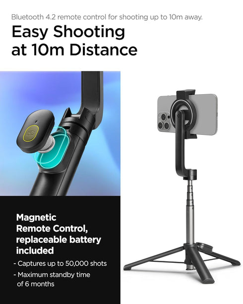 Spigen S572 Selfie Stick Tripod | Light Weight