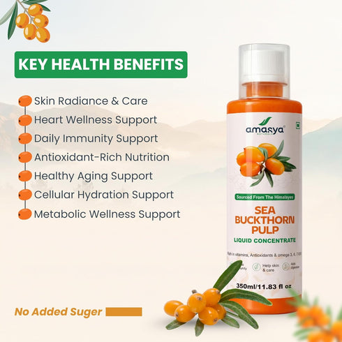 AMASYA NATURALS Himalayan Sea Buckthorn Juice