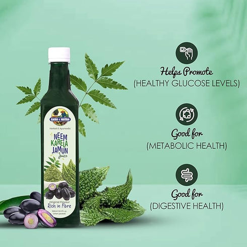 GARDEN OF NUTRITION Neem Karela Jamun Juice