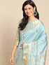 Vasthrlay Kasavu White Saree