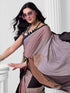 Vasthrlay Abstract Printed Beige Saree