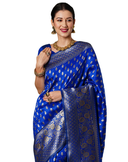 Vasthrlay Womens Jacquard Unstitched Maroon Saree