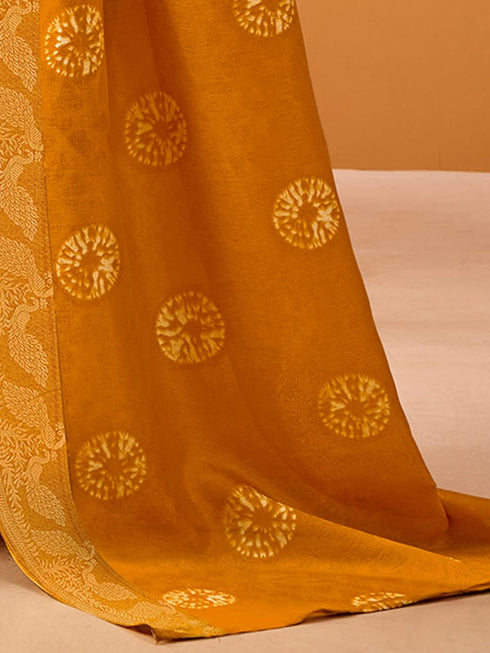 Vasthrlay Bandhani Printed Rama Saree