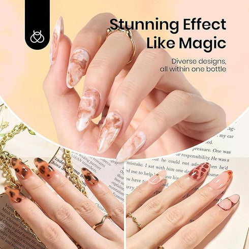 Nail Blooming Gel Clear Uv Led Blooming Gel Nail Polish
