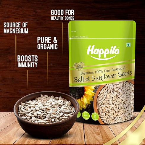 Happilo Premium Roasted & Salted Sunflower Seeds