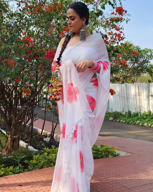 Vasthrlay Traditional Cotton Floral Festive