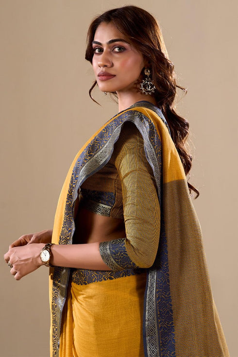 Vasthrlay Unstitched Traditional Festive Comfortable Saree