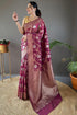Vasthrlay Banarasi Unstitched Saree