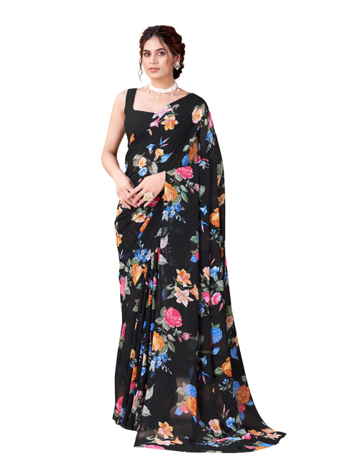 Vasthrlay Georgette Printed Saree
