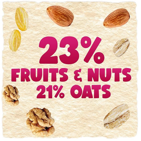 Manna Go Grains Crunchies, Rose Almond. Multigrain Breakfast Cereal for Kids