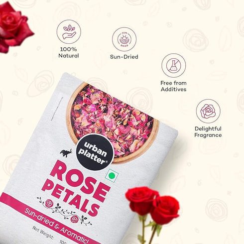 Urban Platter Sun Dried Rose Petals