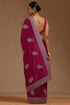 Vasthrlay Fuchsia Tussar Embroidered